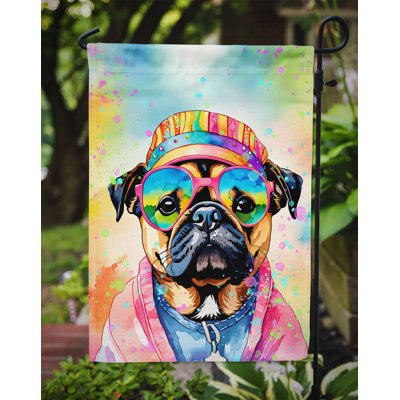 Drapeau de jardin Hippie Dawg
