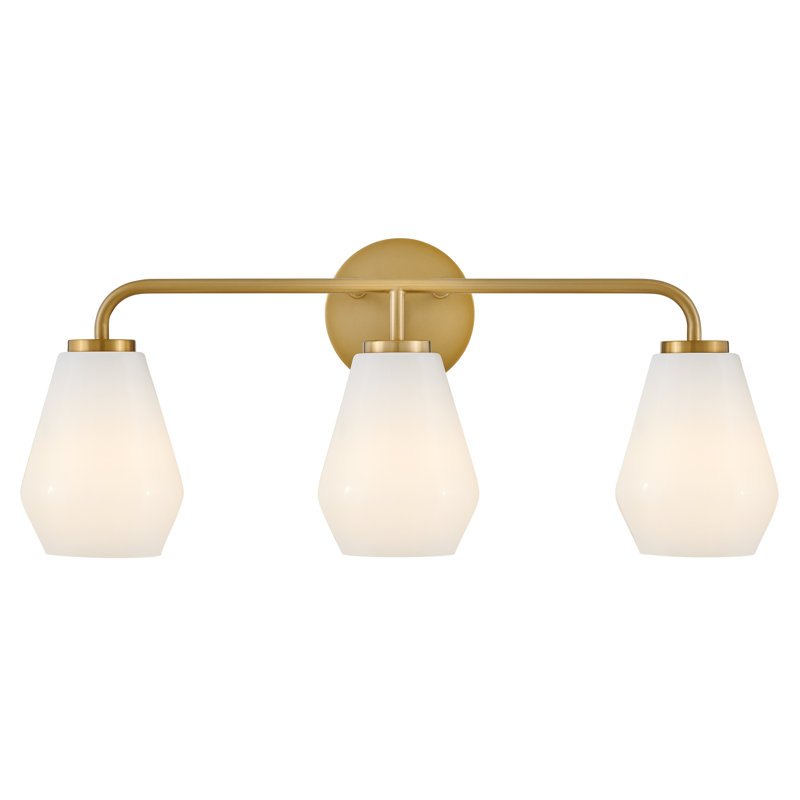 Caravella 3 - Light Vanity Light, Lacquered Brass