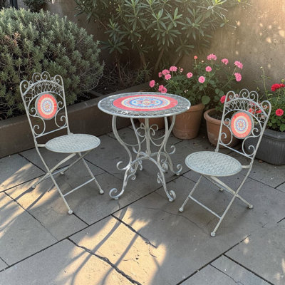 Girona Three Piece Mosaic Bistro Set