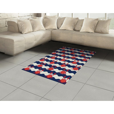 Tapis décoratif Crabs Nautical