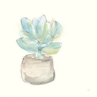 " Succulent I " by Chris Paschke Painting Print
