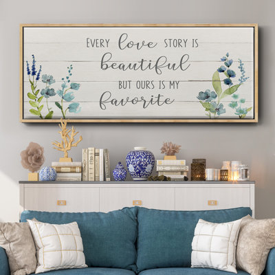 Love Story- Framed Canvas