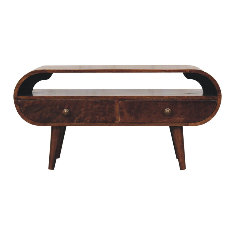 Solid Wood 45cm H Media Shelves