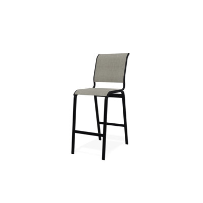 Aruba II Sling Aluminum Frame Bar Height Armless Chair