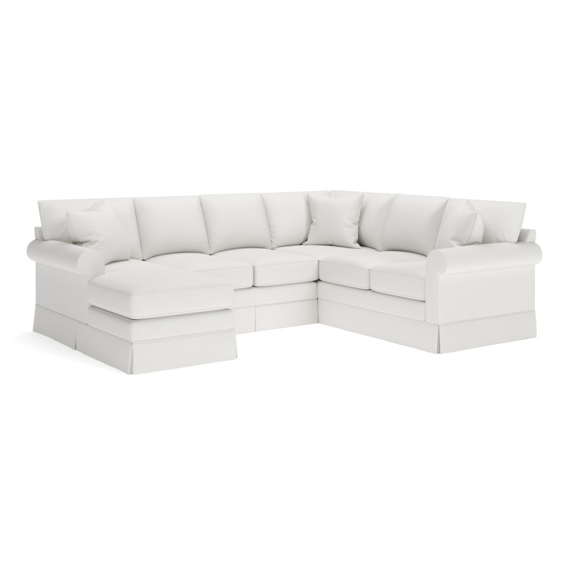 Friedman 3 - Piece Upholstered Sectional, Left Hand Facing, Macarena Beige