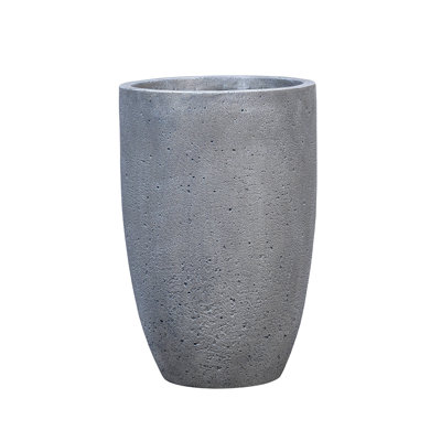 Pots à fleurs ronds fabriqués à la main avec trou de drainage l 15,1 po x H 23 po Mlotall