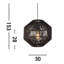 Davy 1 - Light Black Single Pendant