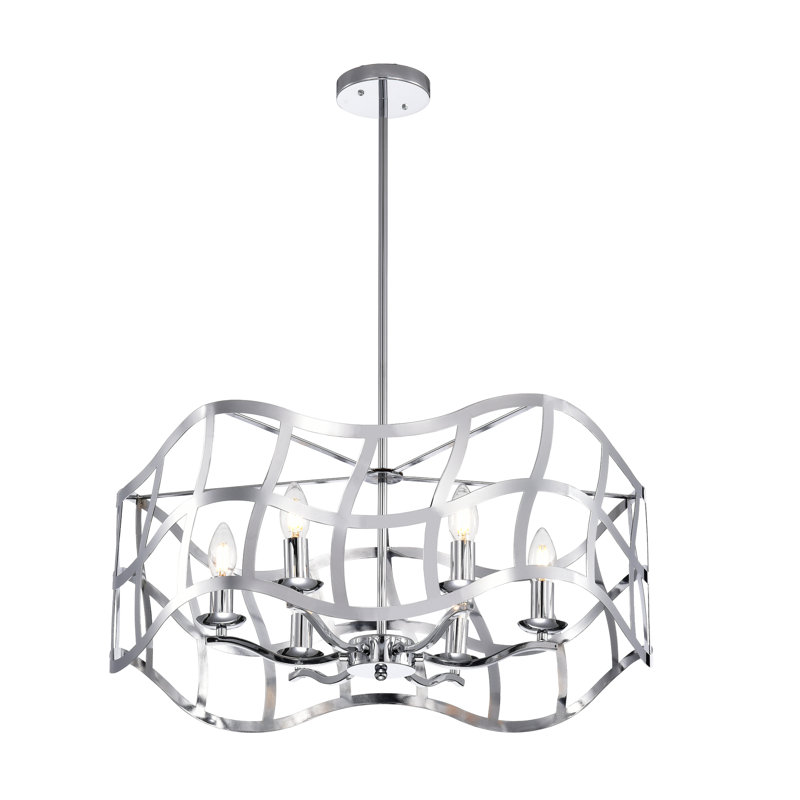 Lustre géométrique 6 lumières unique Maysville