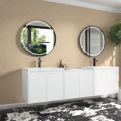 Vanities(must Include Both Vanity Cabinet  And Sink), 72 Inch Modern Storage
