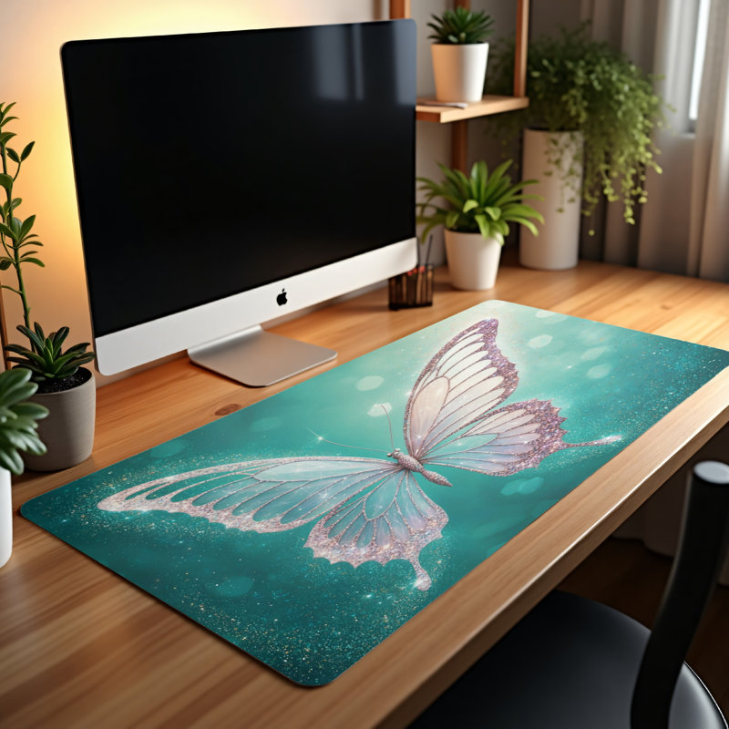 Polyester Desk Pad, 31.5x15.5