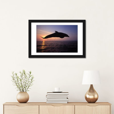 « bottlenose dolphin' », reproduction de photo sur toile