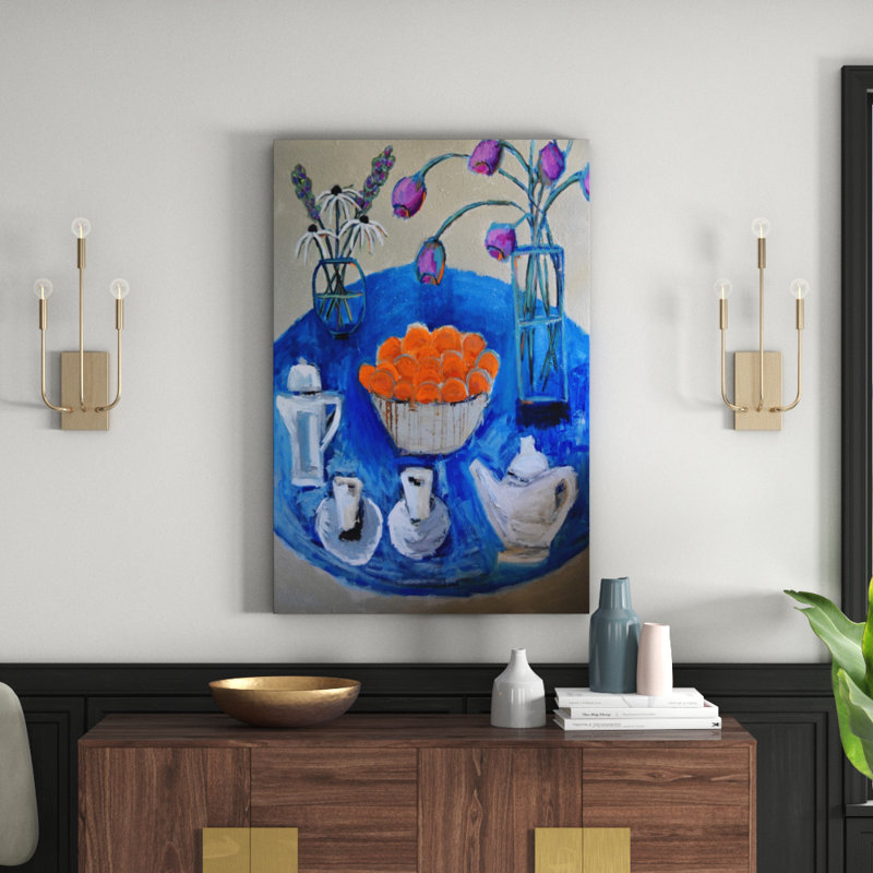 1 Piece Wrapped Canvas Painting, 114cm H x 76cm W x 3.81cm D