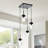 Nouvelle 4 - Light Dimmable Kitchen Island Cylinder Chandelier