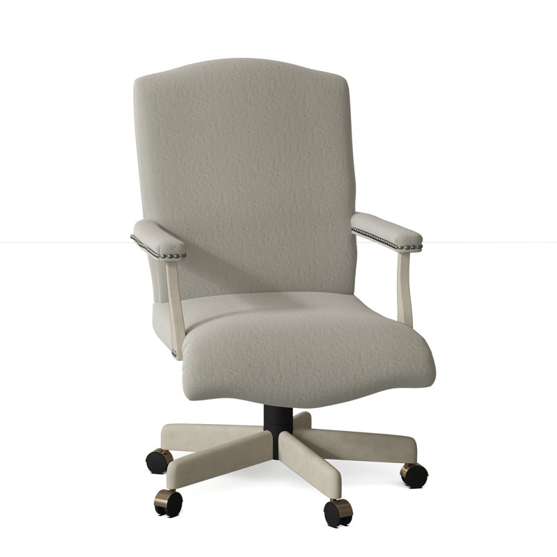 Taft Swivel Task Chair, Bark (8789 06), Walnut, Black Nickel