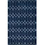 Tapis bleu marine / argent Glam-29446806