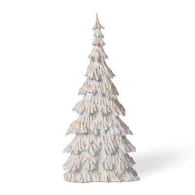 Snowy Tabletop Pine Tree