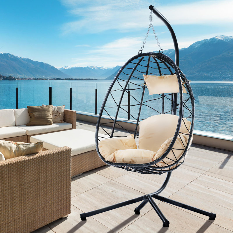 wayfair hanging egg chair