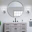 Modern Chrome 24cm Crystal Cylinder Wall Light