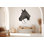 Adhésif mural tête de cheval sauvage et sauvage, autocollant mural cheval, décoration murale étalon, vinyle adhésif animaux Decor