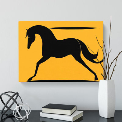 Swell Horse Abstract - Wrapped Canvas