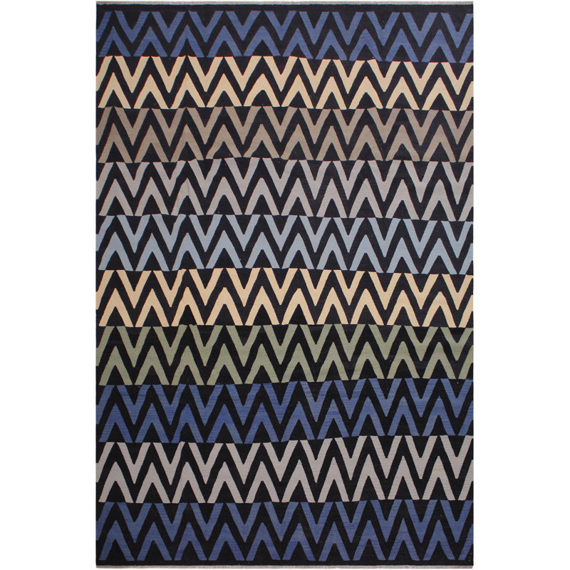 Linzy Wool Chevron Indoor Rug