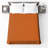 Solid Orange Background Quilted Bedspread All Sizes-126174942