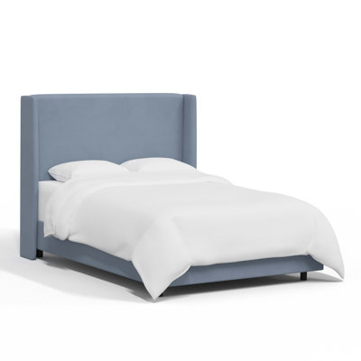 Tilly Linen Upholstered Wingback Bed