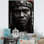 Art africain africain sur toile, Tribal Warrior I
