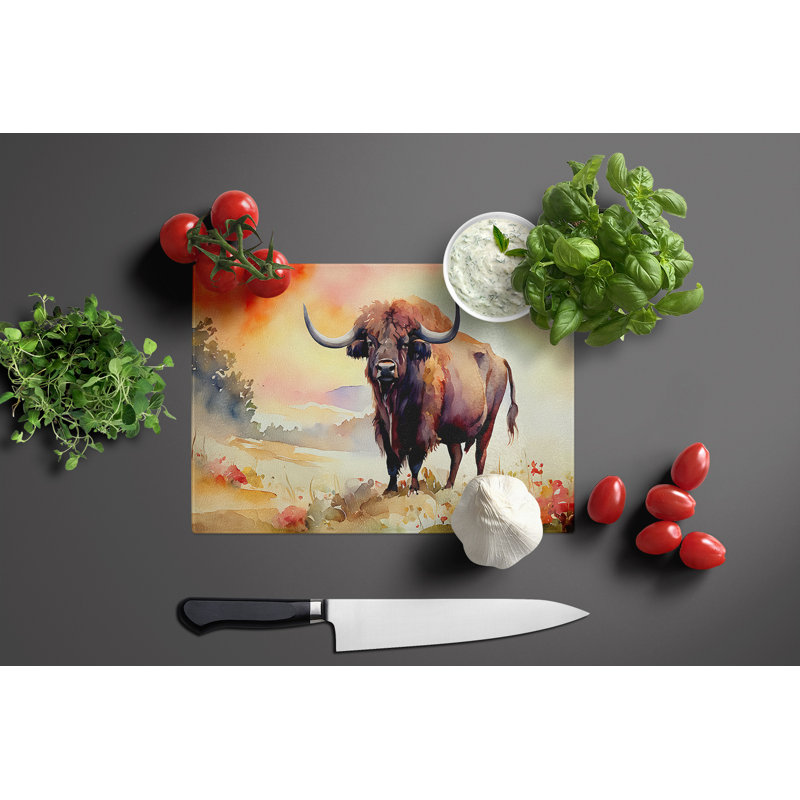 Buffalo Glass Cutting Board Large