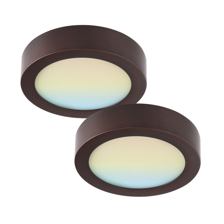 Round Colour Selectable Integrated LED Flush Mount Downlight
