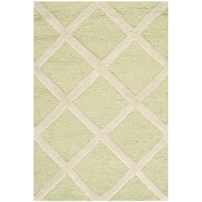 Sanyla Hand Tufted Wool Geometric Rug