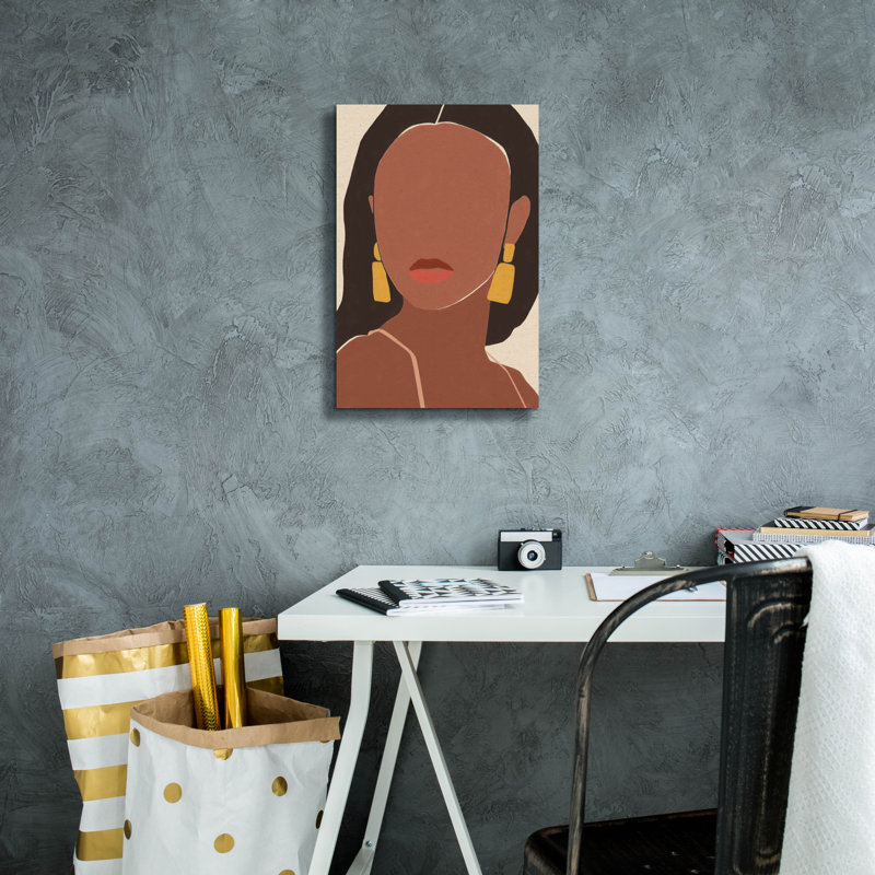 Bungalow Bungalow «Sun Kissed 2» par Moira Hershey, art mural sur toile, H 18 po x l 12 po x P 0,75 po