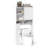 Over the Toilet Cabinet Space-saving Bathroom Storage Organizer w/ Sliding Door