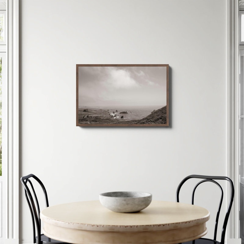 «When Sea Becomes Sky» par Nathan Larson, Papier avec cadre photo noyer, Non, H 20 po x l 30 po