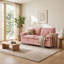 Canapé-lit coulissant en velours de 73 po, causeuse convertible avec matelas caché, conception peu encombrante-1761437645