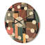 Horloge murale en bois Square Design II-63892094