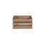 Slatted Manufactured Wood 3 Piece Organiser Box Set-581823686