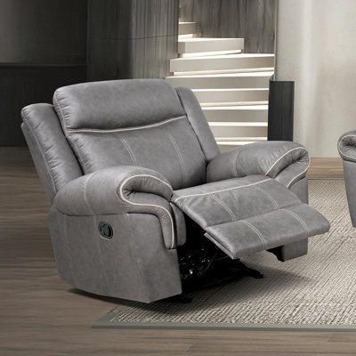 Caenas Buck Manual Glider Recliner Chair by Lark Manor