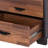 Versatile Accent Table In Walnut And With Storage Space Rectangular Drawers