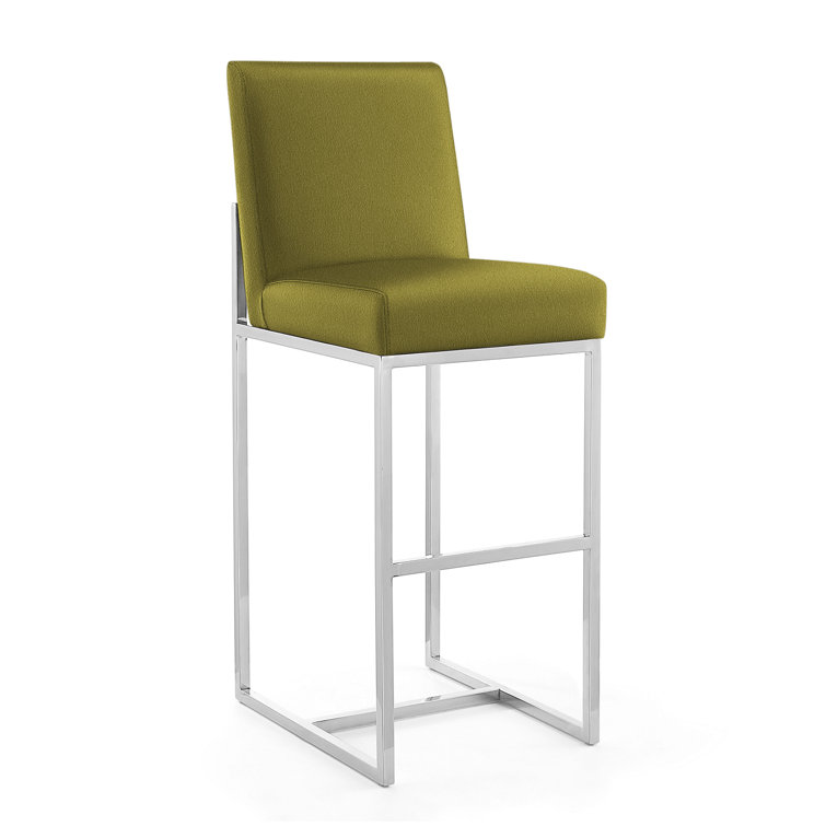 Element Upholstered Counter Stool with Metal Frame