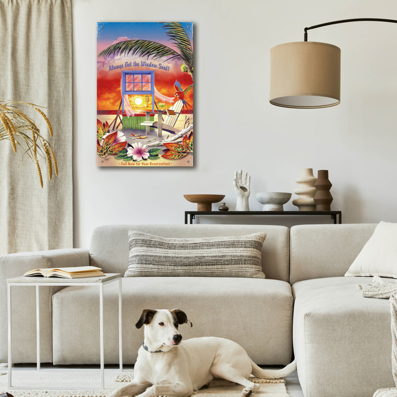 «Window Window» par Acrylique de James Mazzotta, H 36 po x l 24 po x P 0,2 po