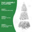 Arbre de Noël en PVC blanc-1110785936