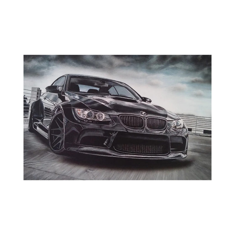 Sport Car by J.Bello Studio - Wrapped Canvas Print, 66.04 cm H x 45.72 cm W x 1.91 cm D