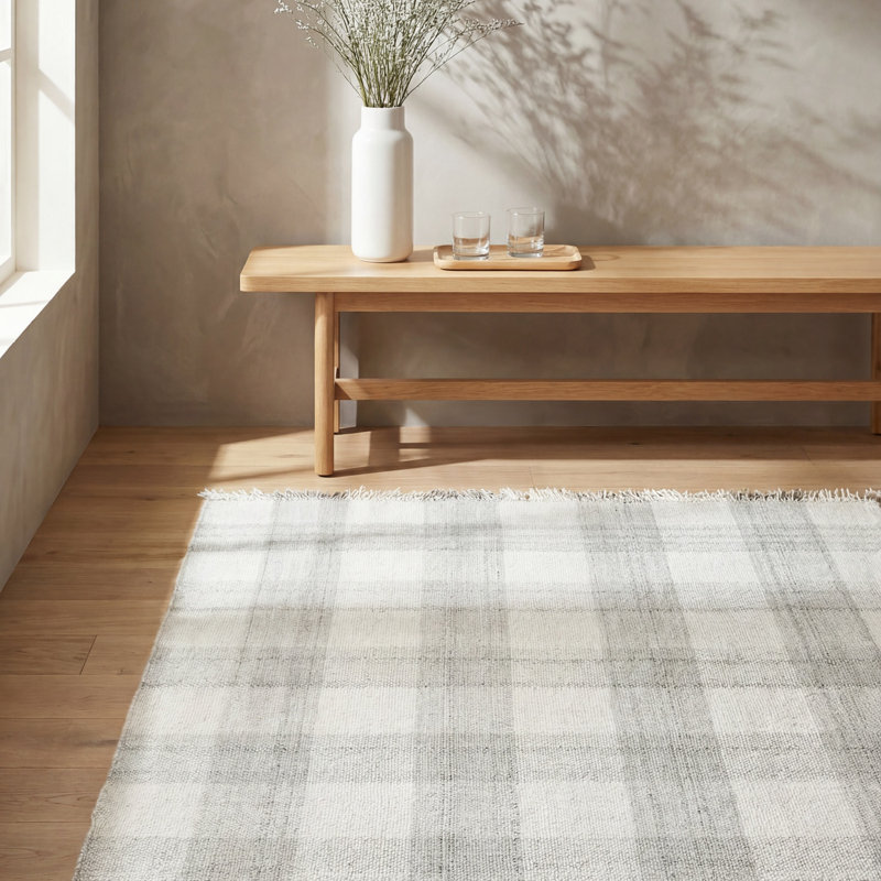 Tapis fait à la main Edwin, Rectangle 9 pi x 12 pi