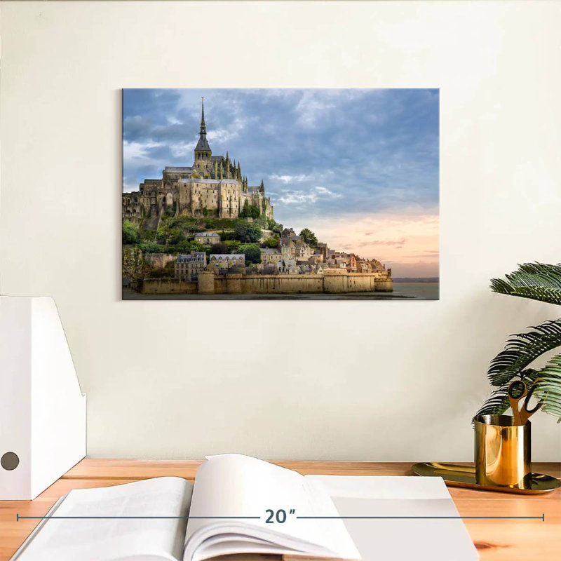 Adella - Mont Saint-Michel historique, H 8 po x l 12 po