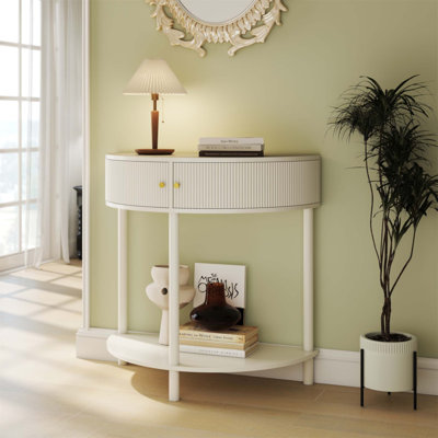Console demi-lune Artisan-Wave