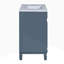 Meuble-lavabo de salle de bain moderne avec lavabo supérieur et 2 tiroirs