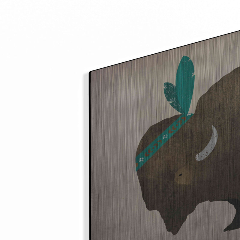 «Buffalo Bison III» par Ryan Fowler, H 16 po x l 24 po
