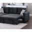 Canapé modulaire convertible en velours avec canapé-lit et canapé-lit-454352861