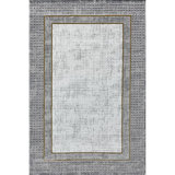 Turkish Area Rug Grey Modern Pattern 6.5x10 ft